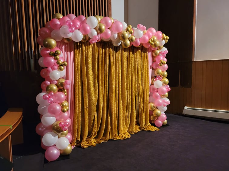 backdrop decoration